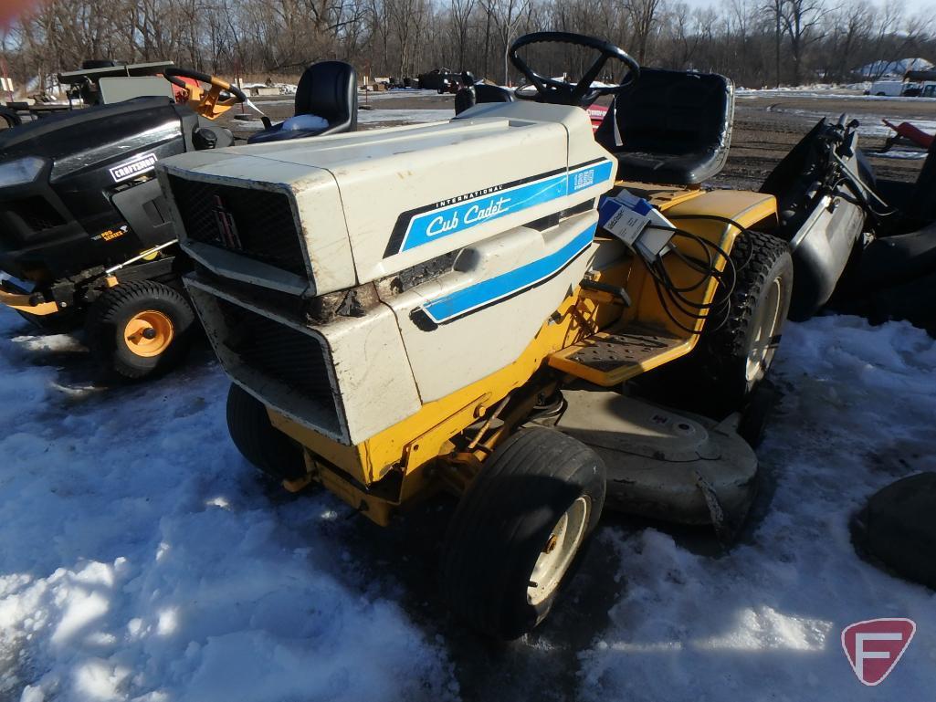 Cub Cadet International 1250 riding lawn mower with 12hp gas engine, 44" deck, hydrostatic