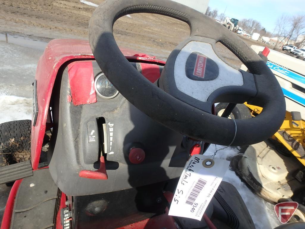 Craftsman riding lawn mower with 20hp gas engine, 48" deck, hydrostatic