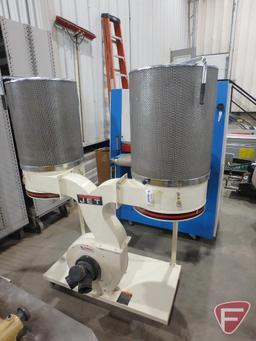 Jet DC-1900 C dust collector, 3hp, 3ph, on casters