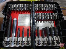 Husky 46 pc combination wrench socket set, asst. drivers sets, and ratcheting screwdriver set