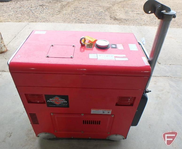 2002 Heavy Duty Power Systems HDI7000BD diesel 7000 watt generator