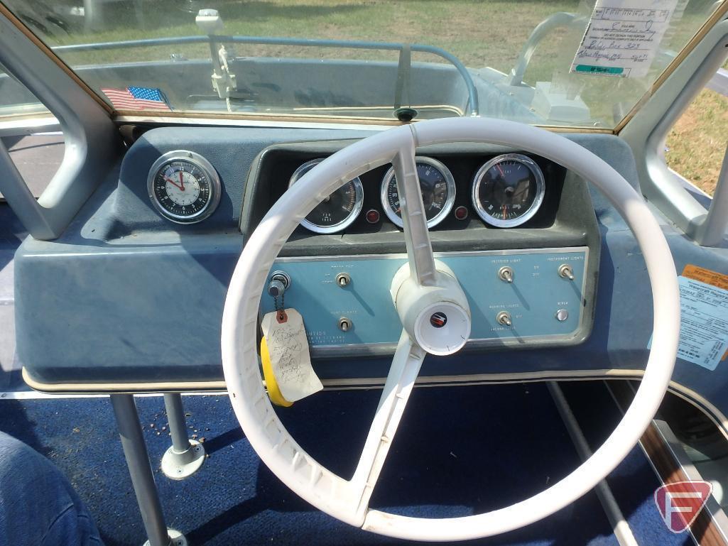 1967 Evinrude Sportsman 155 Fiberglass Boat with Evinrude Boat Trailer