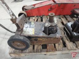 Omega 22-ton pneumatic hydraulic jack, model 23221