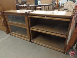 (2) lawyers bookcases 31"W x 14"D x 30"H. Both
