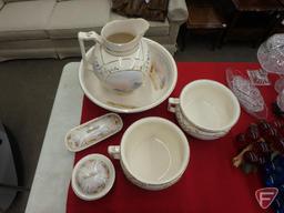 Hanley, Staffordshire England, complete commode set