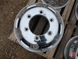 (4) Chromed 16x6 front wheels with 6x205mm pattern