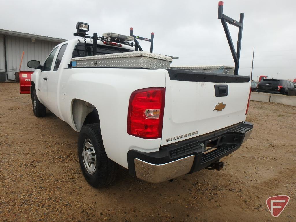 2008 Chevrolet Silverado 4x4 Pickup Truck with Western snow plow