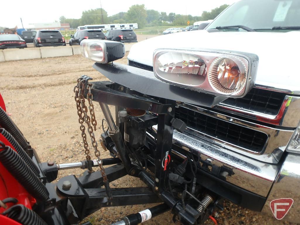 2008 Chevrolet Silverado 4x4 Pickup Truck with Western snow plow