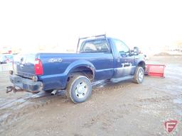 2009 Ford F-250 4x4 Pickup Truck with Western snow plow