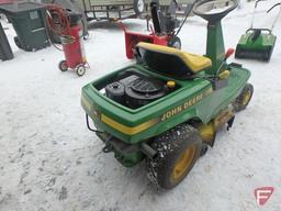 John Deere RX75 riding lawn mower with 9hp balanced gas engine, sn MORX75X596945