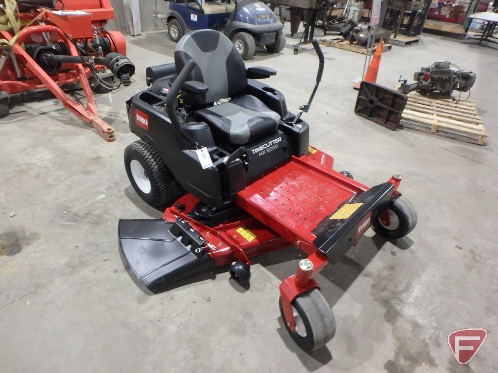 Toro Timecutter MX5000 zero turn riding mower with 50" mid mount rotary deck