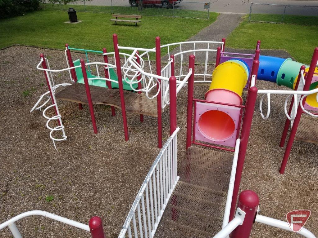 Complete Playground System by Game Time Located in Robbinsdale, MN.