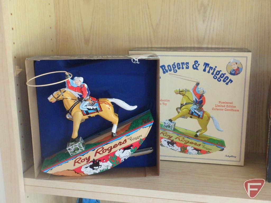 Roy Rogers reproduction tin toy