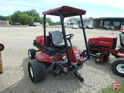 Toro Reelmaster 5500D 2WD diesel 5-gang reel mower, no reels, ROPS, canopy, 2,423 hrs.