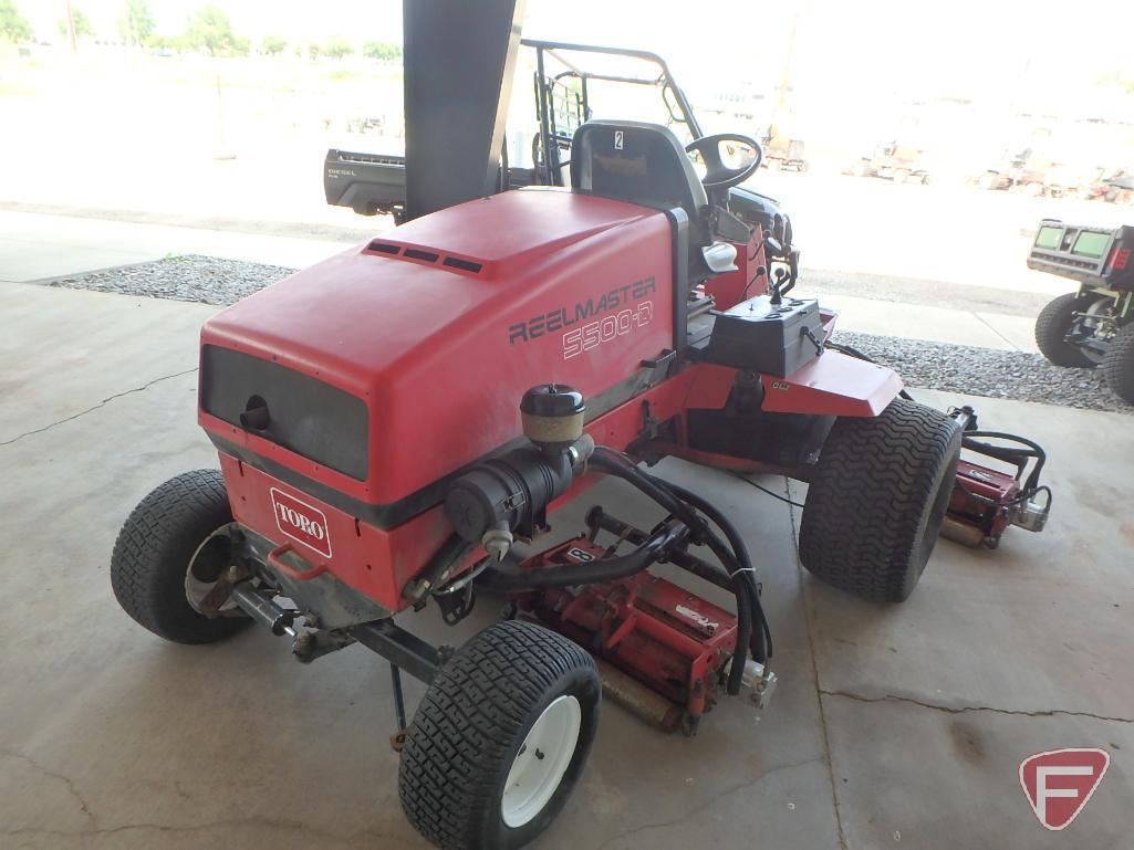 Toro Reelmaster 5500D 5-gang reel mower, sn 03550-210000564, 4,287 hrs.