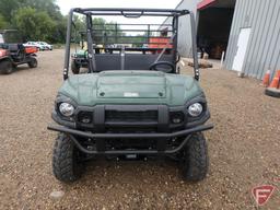 2017 Kawasaki Mule Pro DX diesel 4x4 UTV with manual tilt bed, 12 hrs., 57 mi. showing