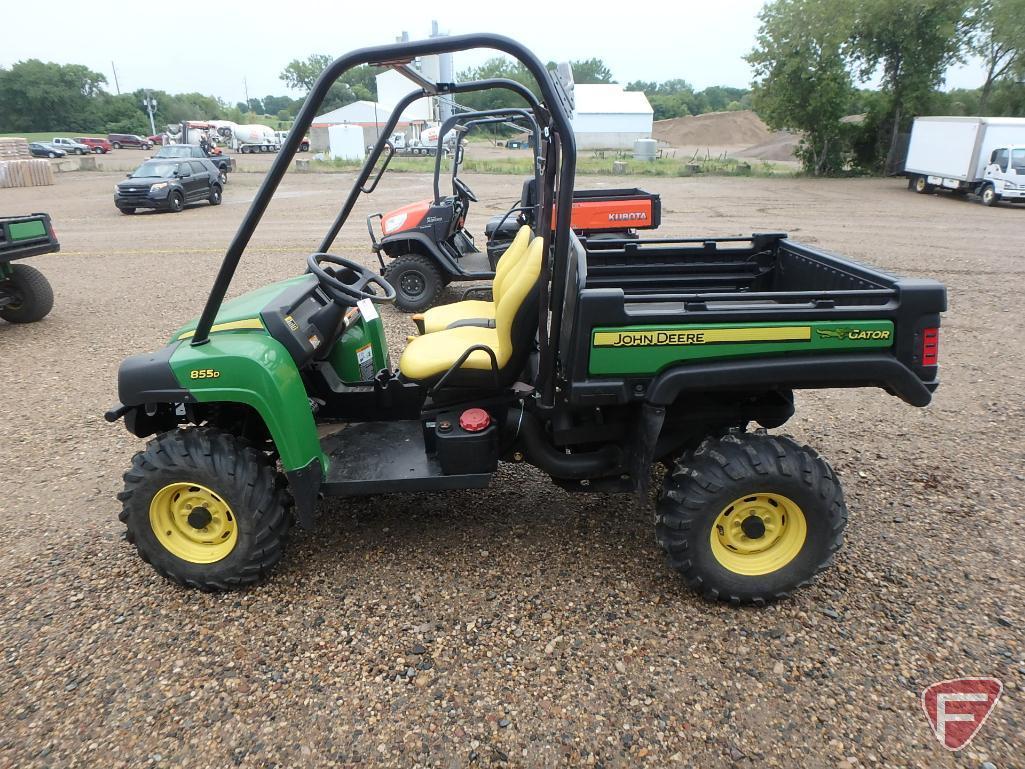 John Deere Gator 855D XUV 4x4 diesel UTV, independent rear suspension, 22 hrs.