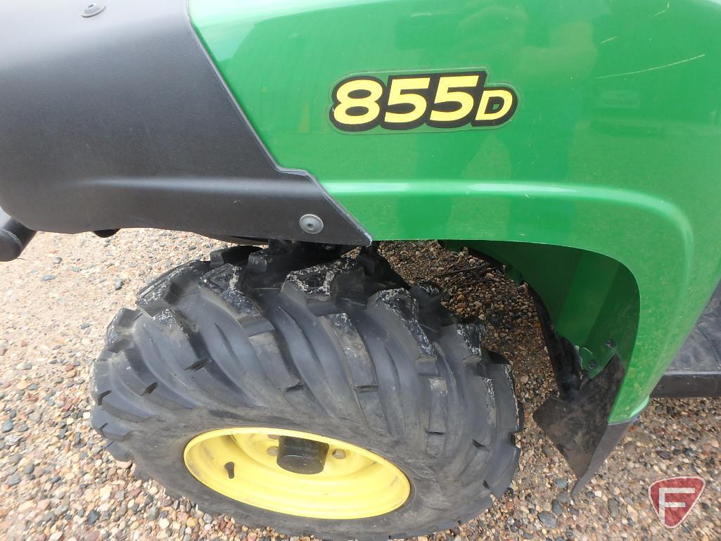 John Deere Gator 855D XUV 4x4 diesel UTV, independent rear suspension, 22 hrs.