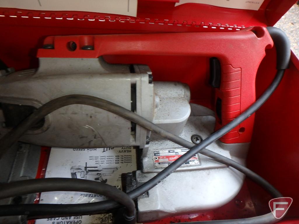 Milwaukee heavy duty bandsaw, model 6225 with case