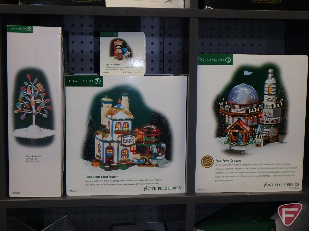 Dept 56 Village: M&Ms Stamp of Approval, The Heavier the Better, Beard Bros. Sleigh Wash,