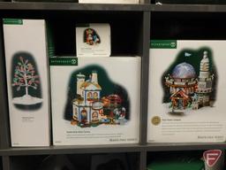 Dept 56 Village: M&Ms Stamp of Approval, The Heavier the Better, Beard Bros. Sleigh Wash,