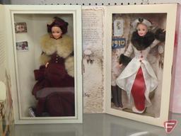 (10) Barbies - in boxes - Victorian Elegance, Holiday Memories, Sweet Valentine, Sparkle Eyes,