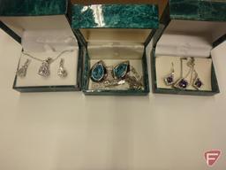 Ladies jewelry, some sets - necklaces, earrings.