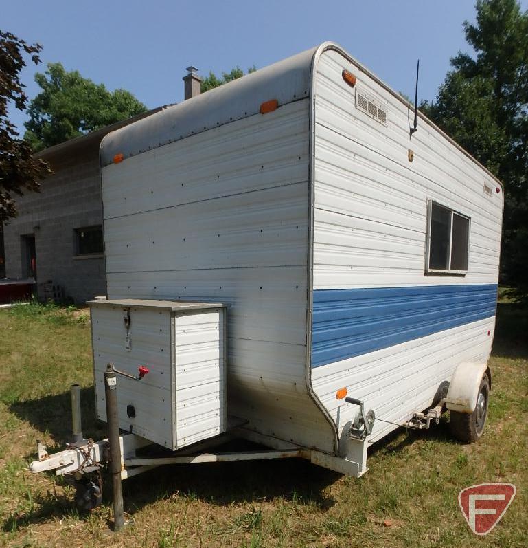 Permanent Ice Fishing House on Single Axle