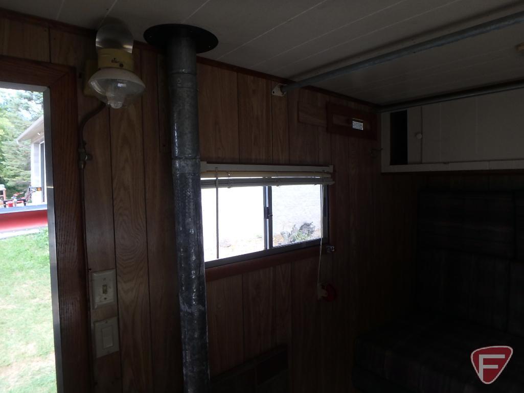 Permanent Ice Fishing House on Single Axle