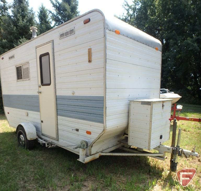 Permanent Ice Fishing House on Single Axle