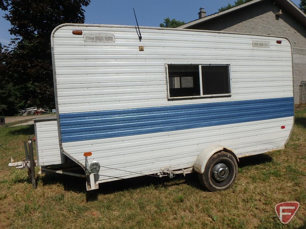 Permanent Ice Fishing House on Single Axle