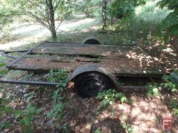 Flatbed Single Axle Trailer