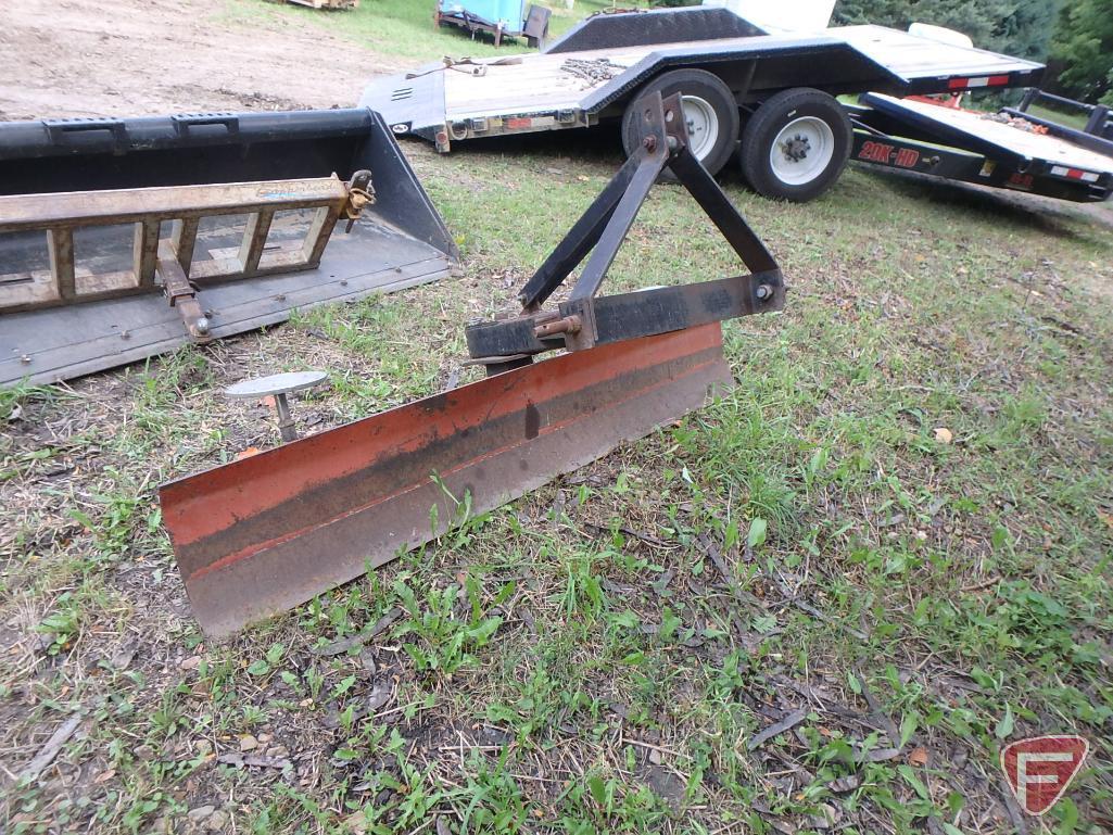 84" Atlas rear blade 3pt attachment with swivel and feet