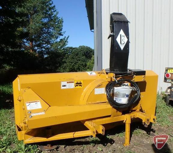 74" Lorenz snow blower attachment, 2-stage, electric spout rotation