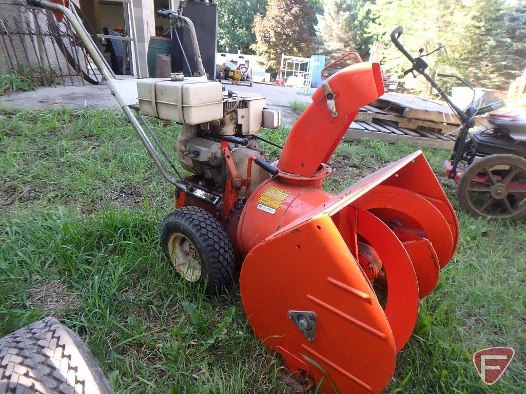 24" Ariens Sno-Thro walk behind snow blower with Tecumseh engine