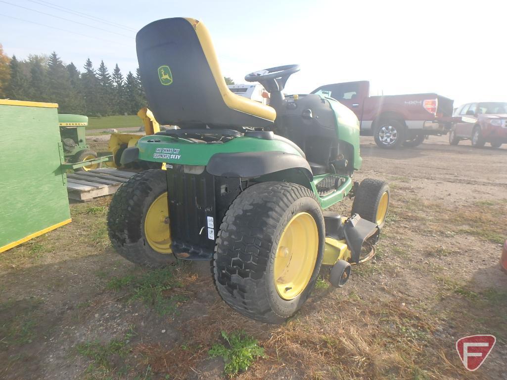 John Deere L130 Automatic 48" riding mower, 365 hrs.