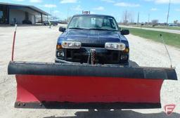 2008 Ford F-250 4x4 Pickup Truck with Western 8' snow plow