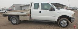 2005 Ford F-350 4x4 Flatbed Truck