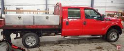 2011 Ford F-250 Crew Cab 4x4 Flat Bed Truck