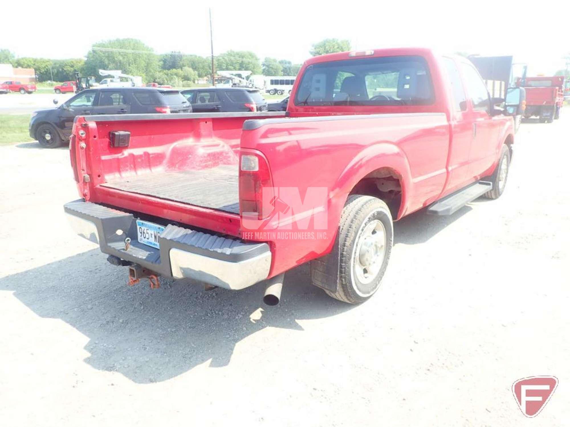 2011 FORD F-250XLT SD EXTENDED CAB 3/4 TON PICKUP VIN: 1FT7X2A60BEA31439