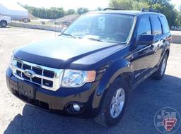 2008 FORD ESCAPE VIN: 1FMCU49H78KE09867 SUV