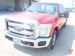 2011 FORD F-250XLT SD EXTENDED CAB 3/4 TON PICKUP VIN: 1FT7X2A60BEA31439