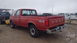 1991 FORD F-250 REGULAR CAB 4X4 3/4 TON PICKUP VIN: 1FTHF26H4MLA40483