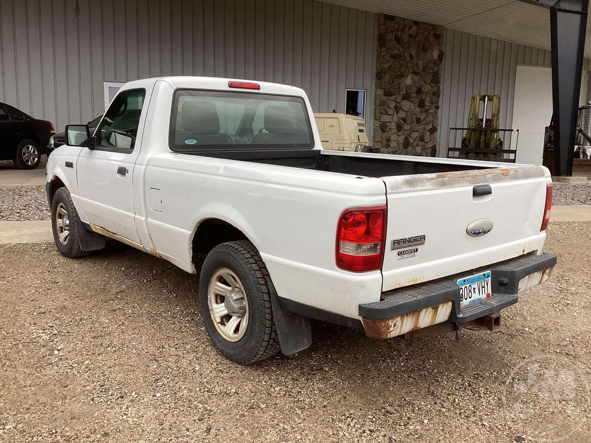 2010 FORD RANGER REGULAR CAB PICKUP VIN: 1FTKR1ADXAPA27611