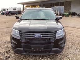 2018 FORD EXPLORER POLICE INTERCEPTOR VIN: 1FM5K8AR4JGA71654 AWD SUV