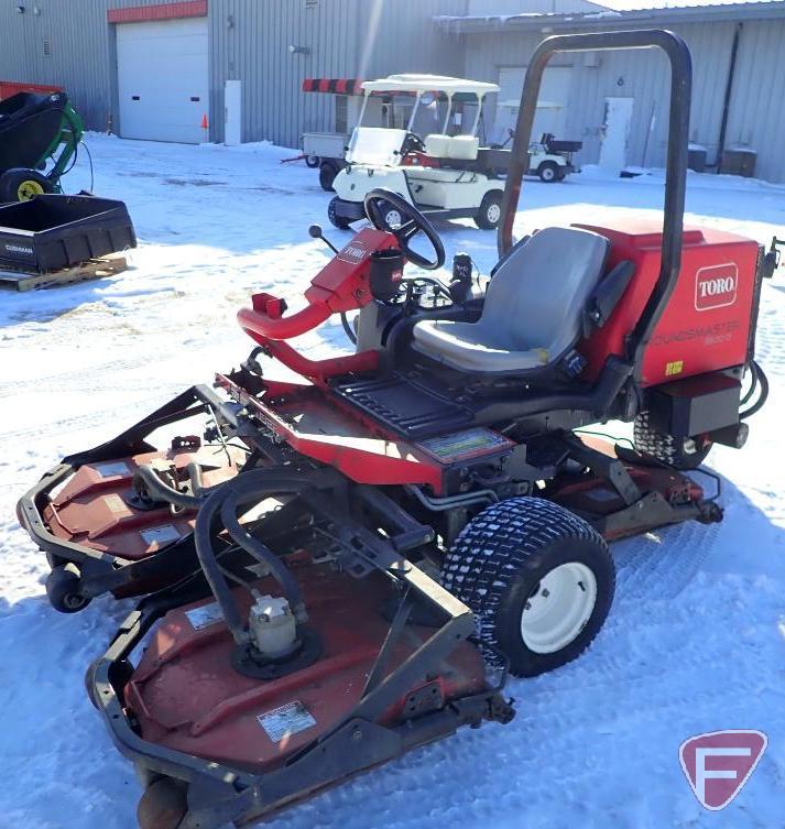 2005 Toro Groundsmaster 3500D Sidewinder diesel 3-deck rotary mower, ROPS, 1,115 hrs.