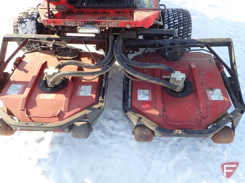 2005 Toro Groundsmaster 3500D Sidewinder diesel 3-deck rotary mower, ROPS, 1,115 hrs.