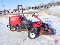 2005 Toro Groundsmaster 3500D Sidewinder diesel 3-deck rotary mower, ROPS, 1,115 hrs.