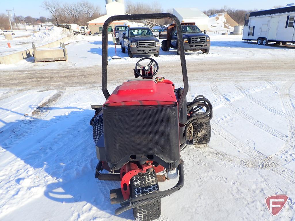 2005 Toro Groundsmaster 3500D Sidewinder diesel 3-deck rotary mower, ROPS, 1,115 hrs.