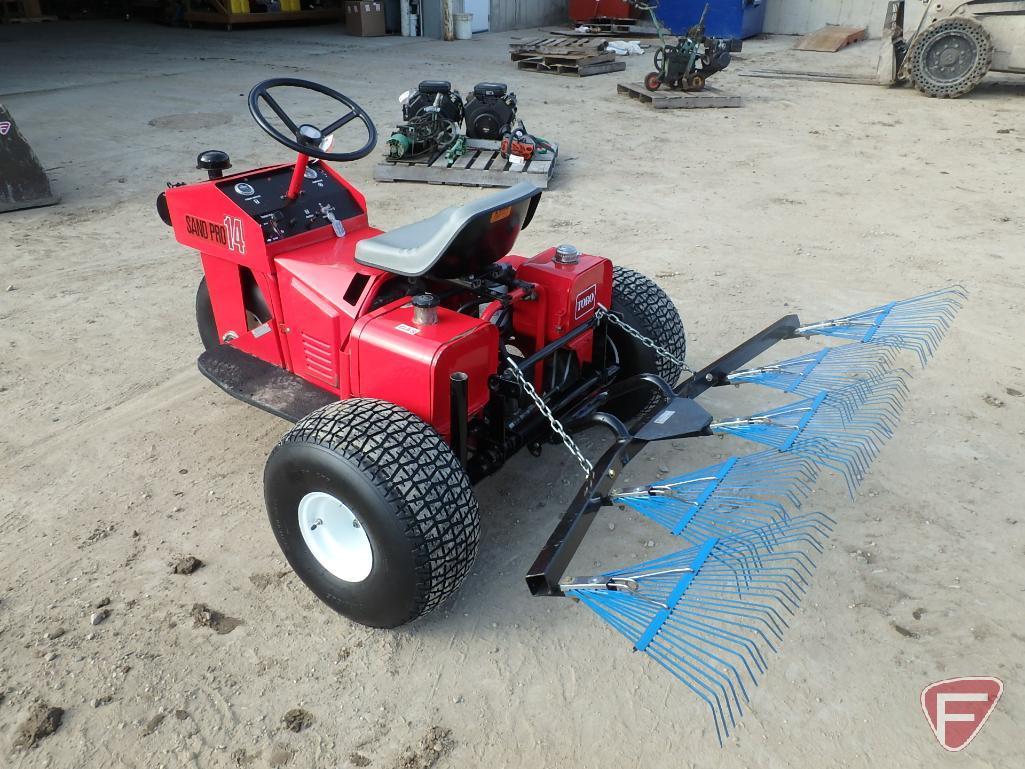 Toro Sand Pro 14 bunker rake, model 08880, sn 70775, 2,254 hrs.